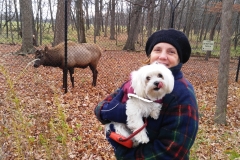 Carol and Pula and the Elk 1