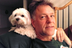 JM and Pula watching TV