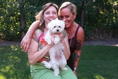 Marlaina and Carol with Pula