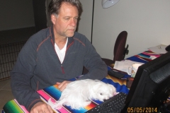 helping dad