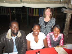 Some teachers from School at the Dinner with me