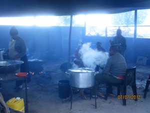 Outdoor kitchen (there is an indoor kitchen too - and both are used.  