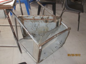 These are the desks the students get to use.