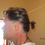 John's First Ponytail