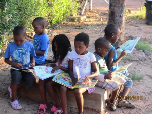Not just posing - really reading