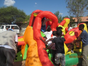 This is a rare treat at a community event - and the kids loved it.  